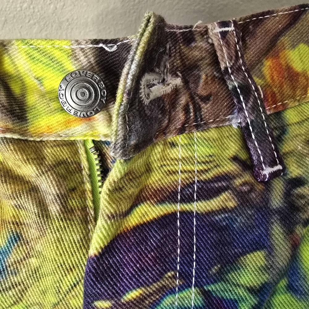 Charles Jeffrey Loverboy artsy paint jeans, size 28 - Picture 3 of 7